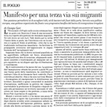 24 Settembre 2018 - Il Foglio